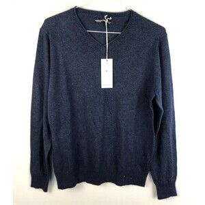 NWT Five Four Los Angeles Men's Holston V-Neck Navy Sweater Size M
